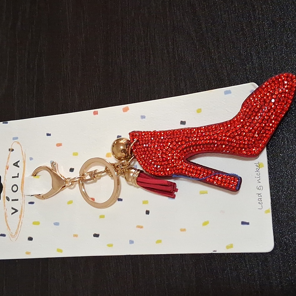 Red High Heel Keychain
